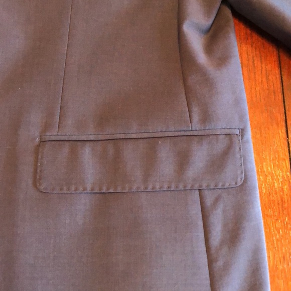 Men’s Calvin Klein Navy Blue Suit 42L - Picture 6 of 17